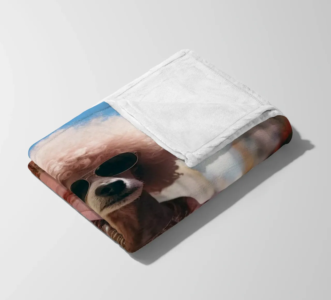 Léonie coperta in pile da Affiches Chien Originales – Dogland