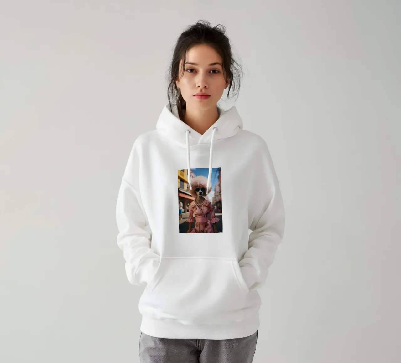Léonie felpa con cappuccio da Affiches Chien Originales – Dogland