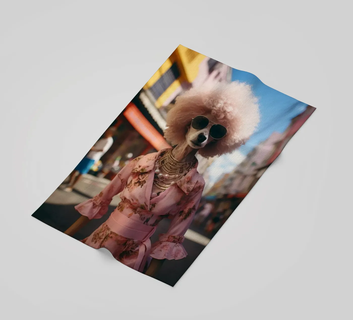 Léonie telo mare da Affiches Chien Originales – Dogland