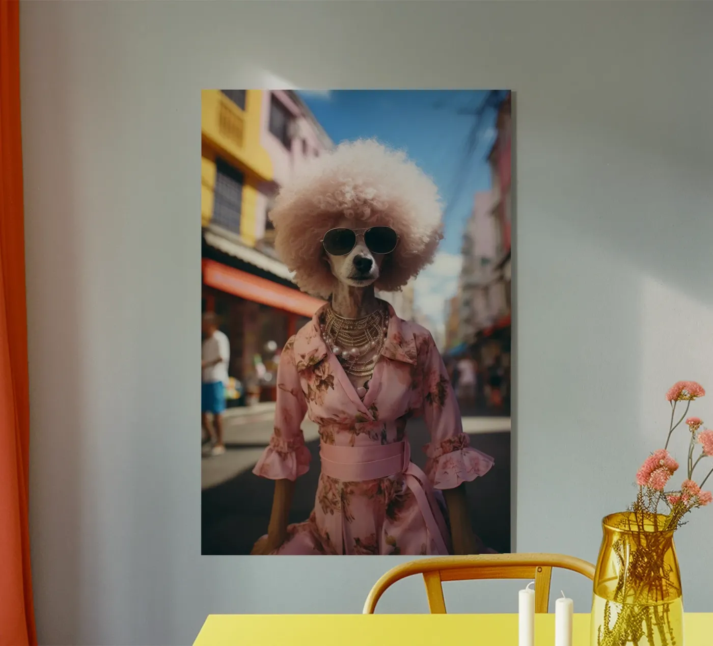 Léonie acryl van Affiches Chien Originales – Dogland