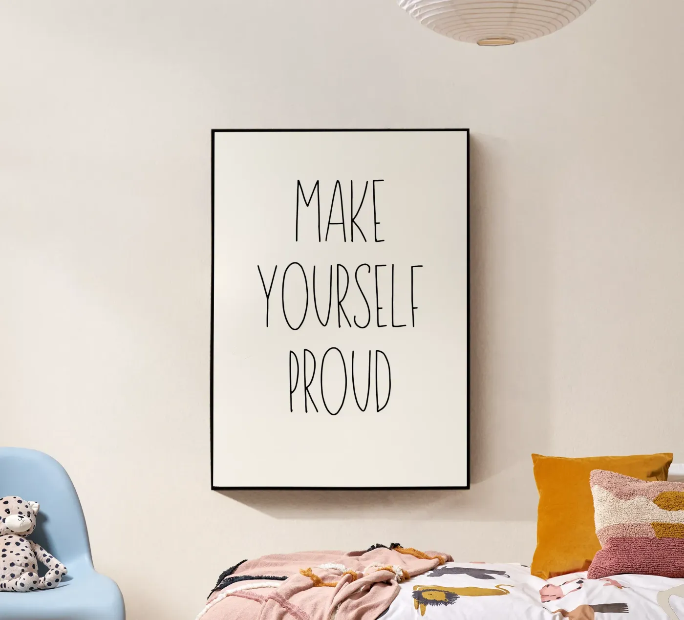 Make yourself proud plexiglas de Quotes on walls
