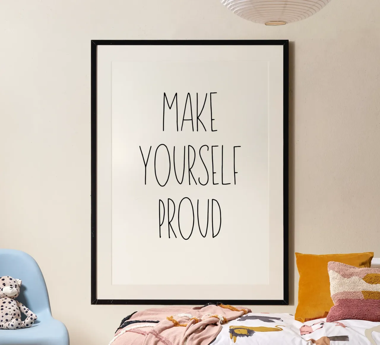 Make yourself proud poster da Quotes on walls