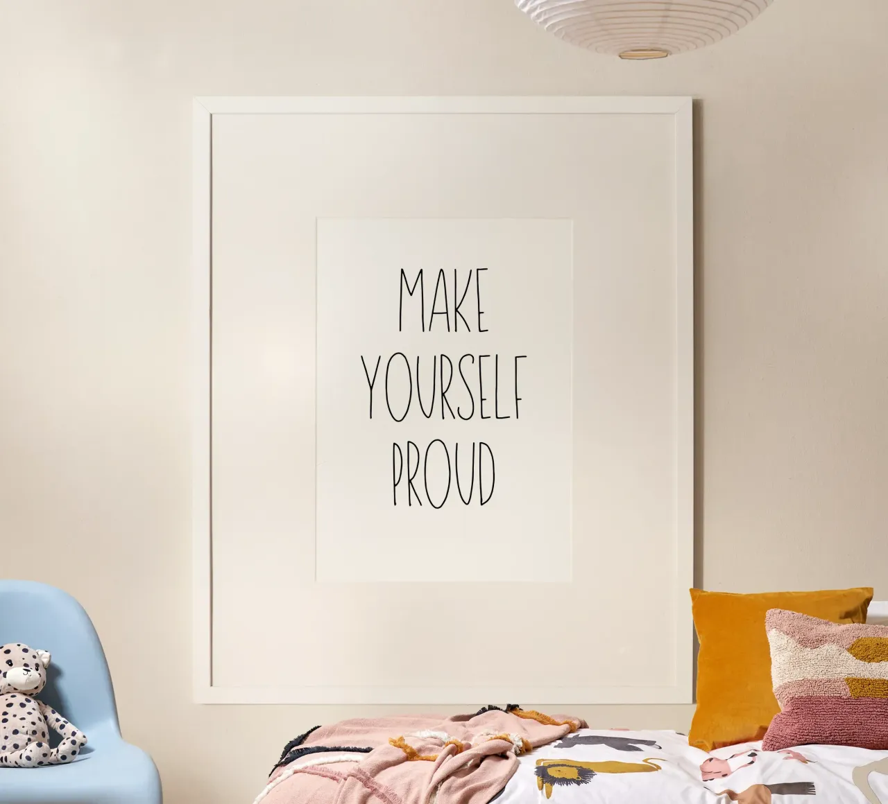 Make yourself proud poster da Quotes on walls