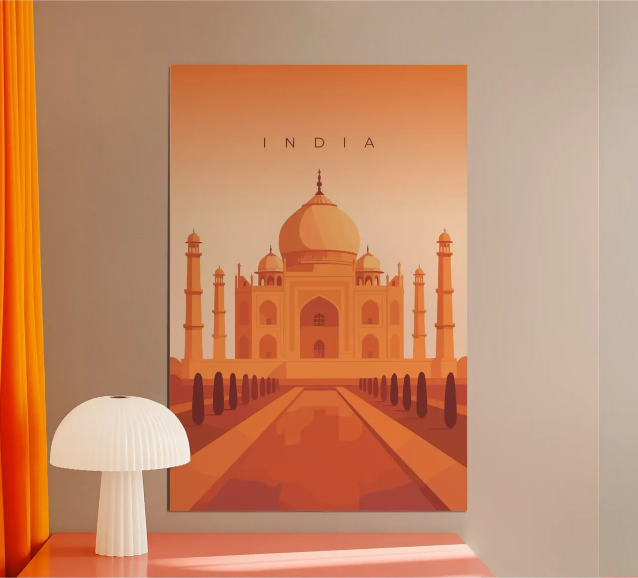 India poster da minimalist designs
