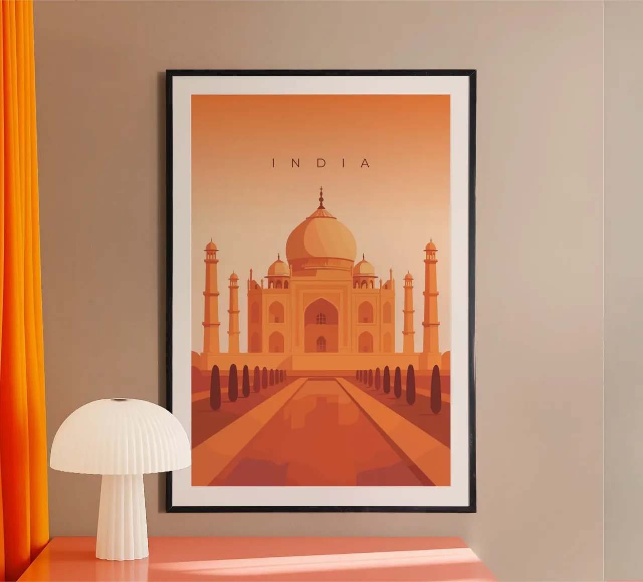 India poster da minimalist designs