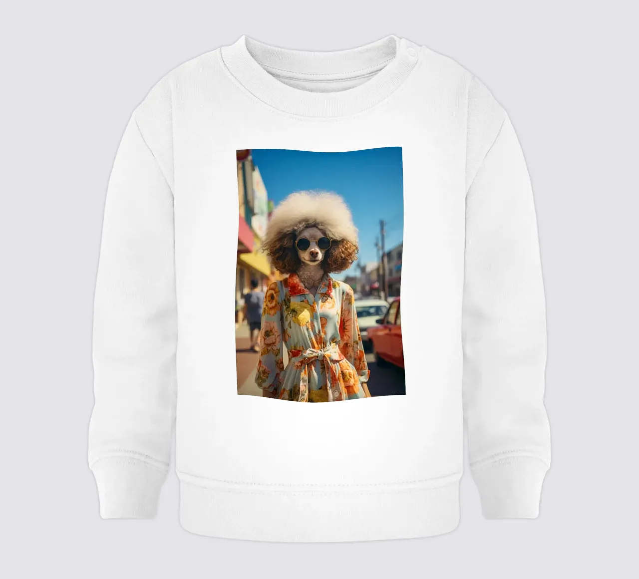 Margaux baby sweatshirt by Affiches Chien Originales – Dogland