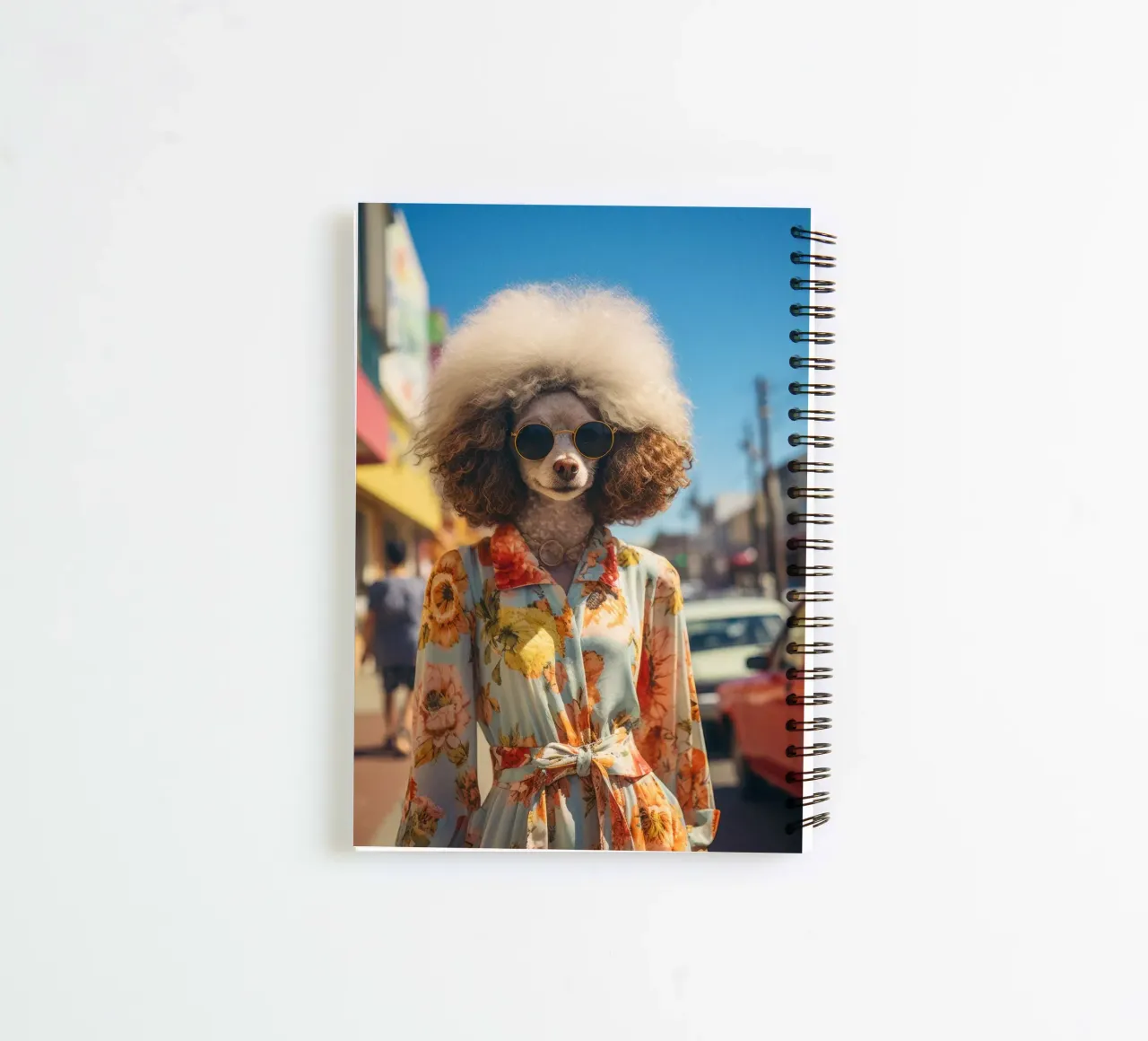 Margaux spiral notebook by Affiches Chien Originales – Dogland
