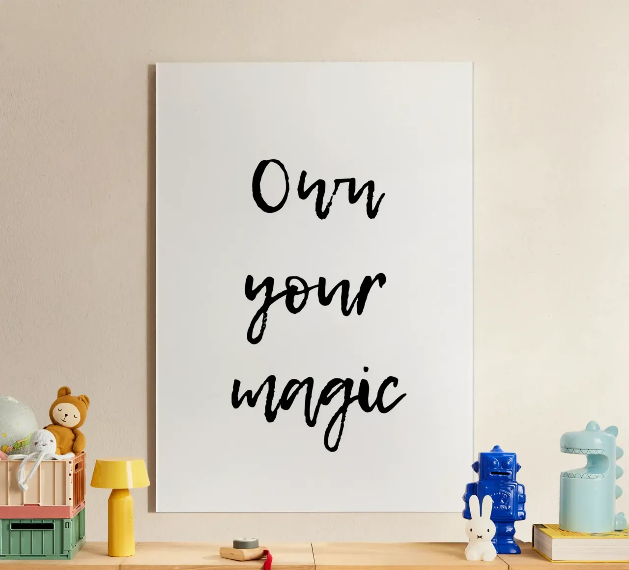 Own your magic plexiglass da Quotes on walls