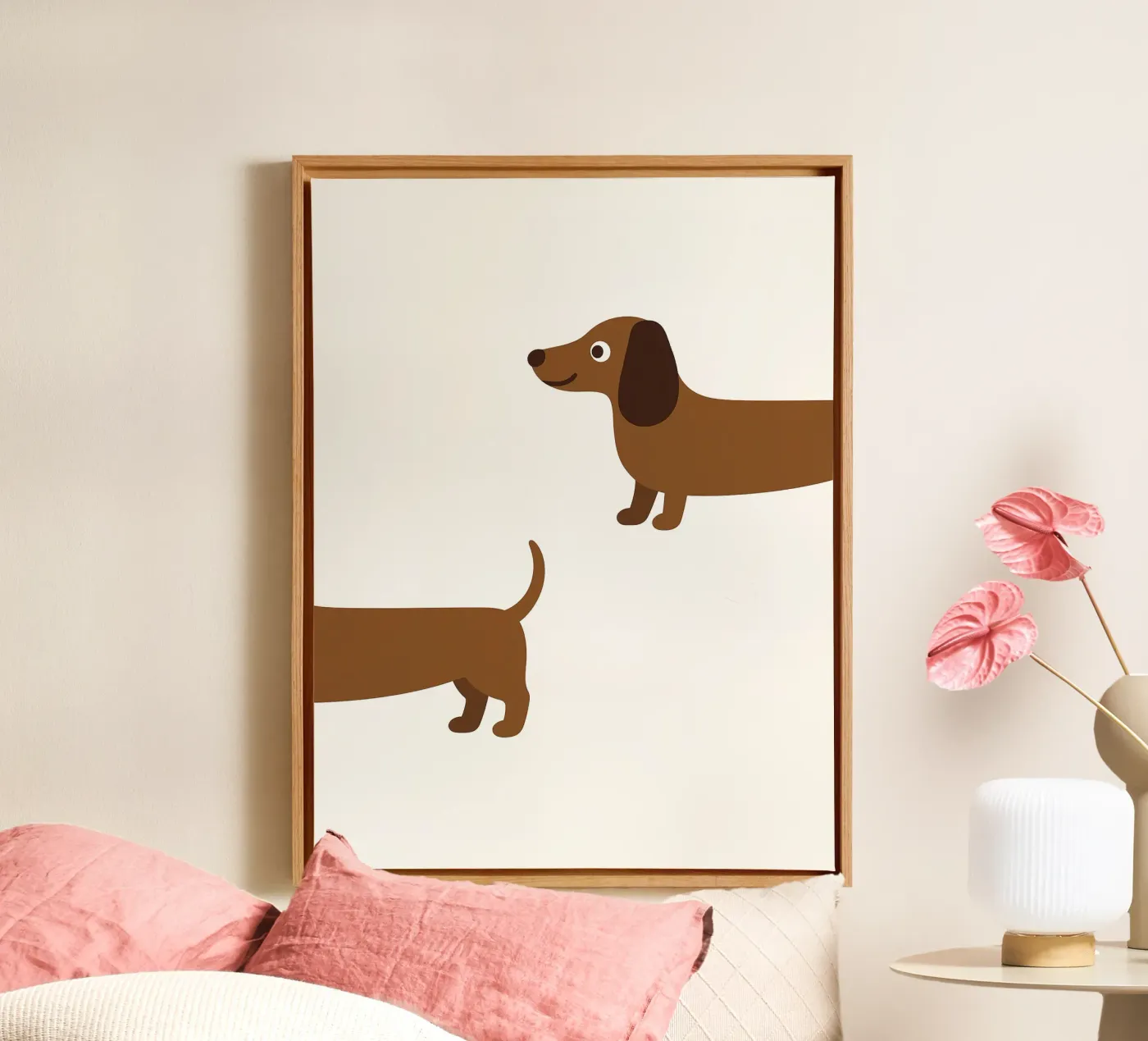 Dackel canvas by Made in Bavaria