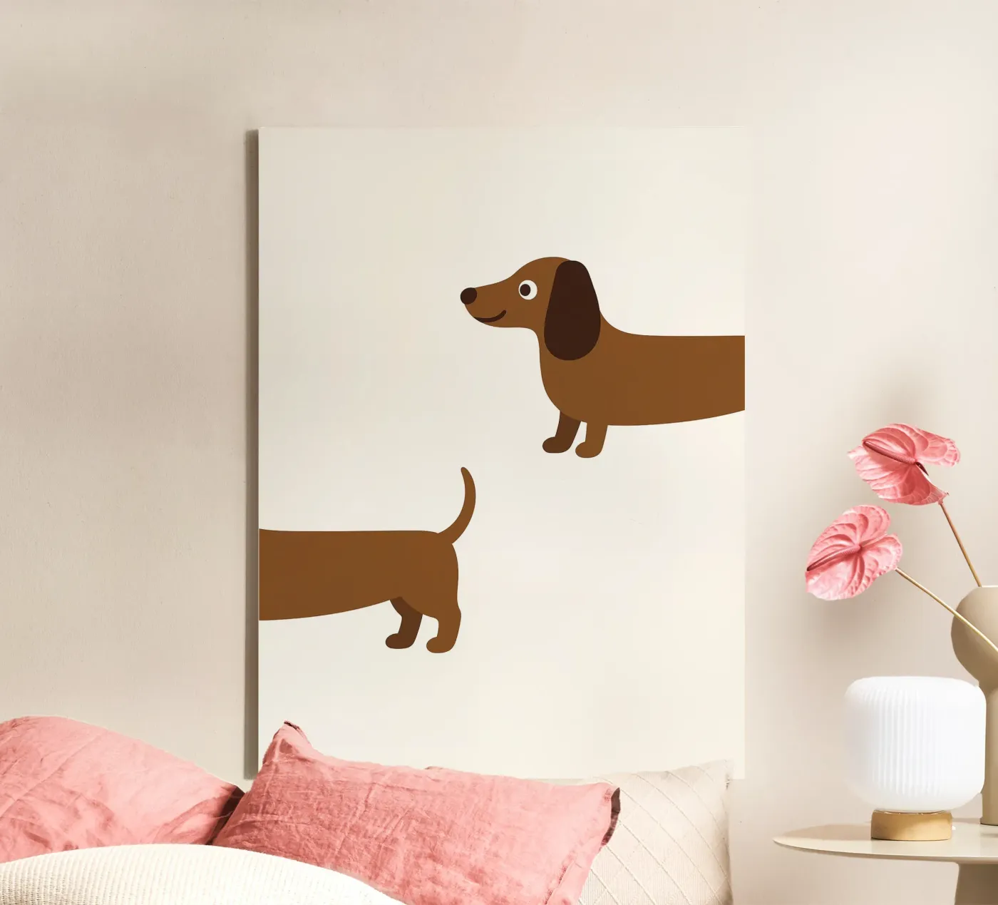 Dackel canvas by Made in Bavaria