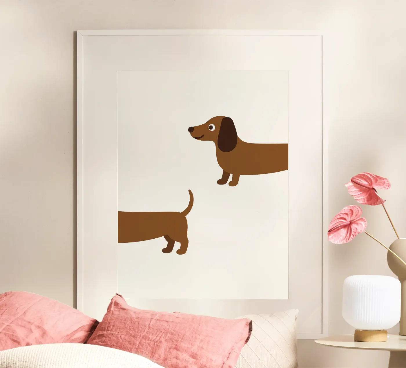 Dackel Poster von Made in Bavaria