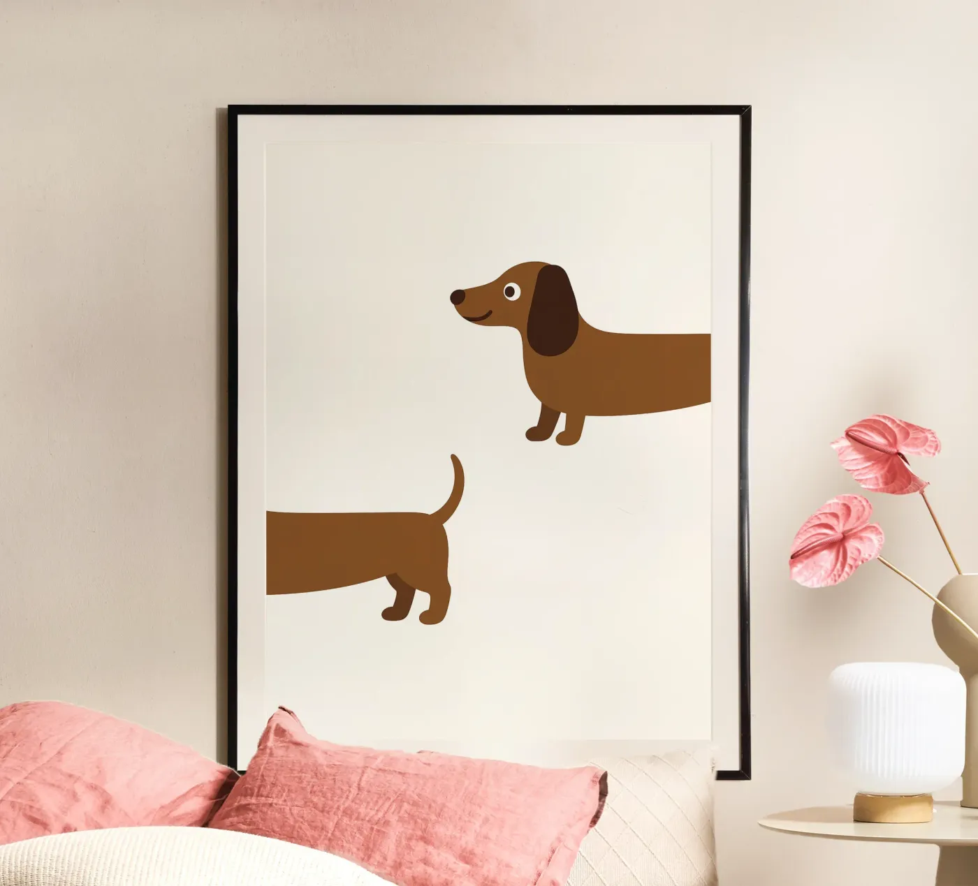 Dackel Poster von Made in Bavaria