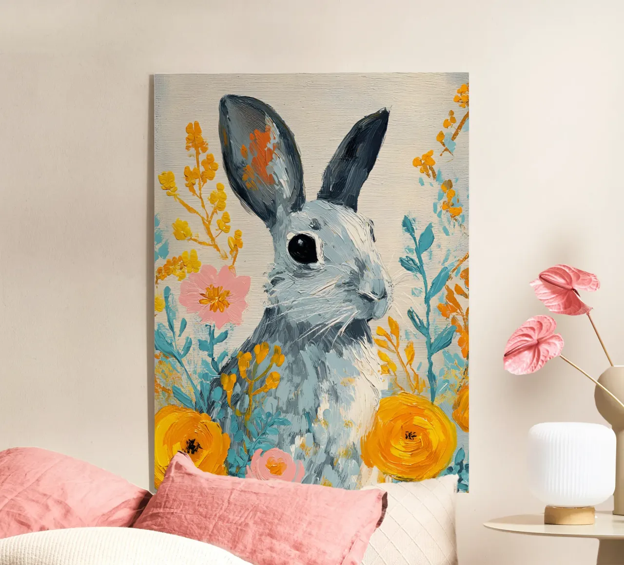 Spring Bunny Bloom plexiglass da Boho House