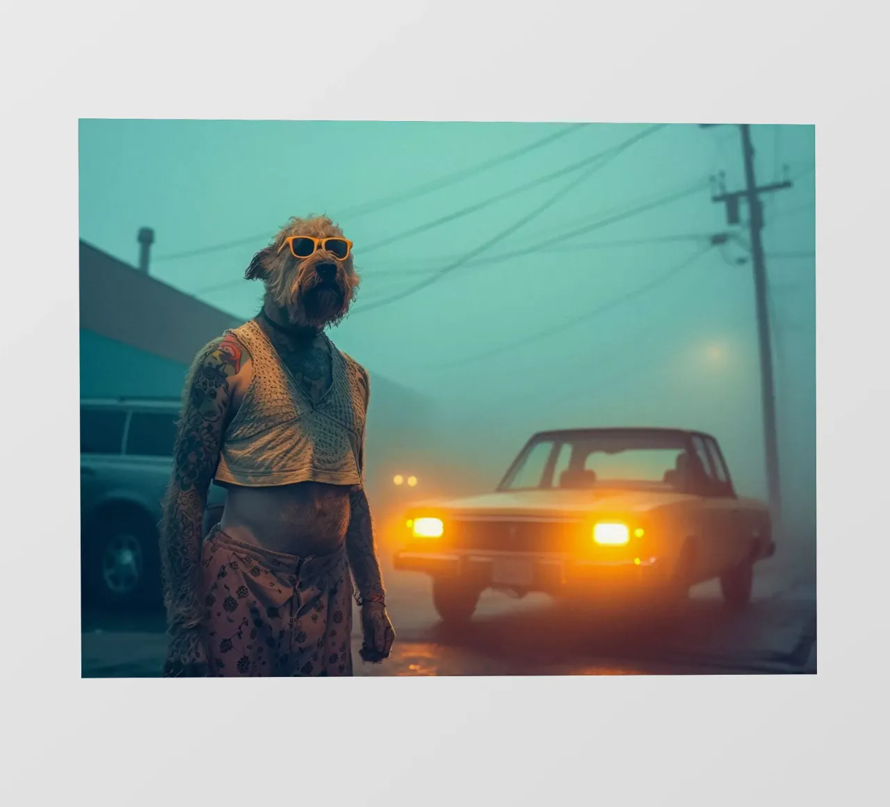 Rudy pellicola backlit da Affiches Chien Originales – Dogland