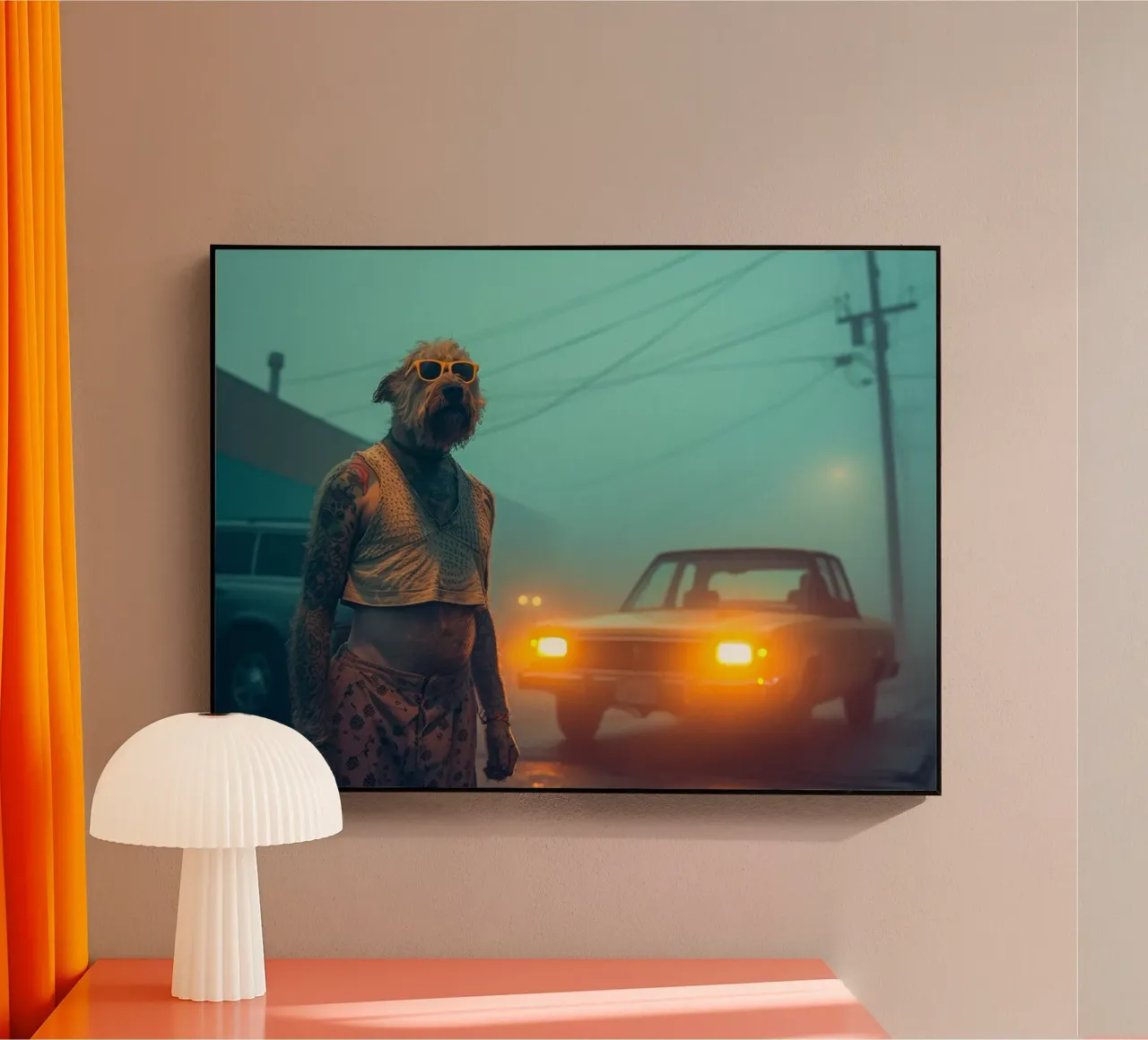 Rudy plexiglass da Affiches Chien Originales – Dogland