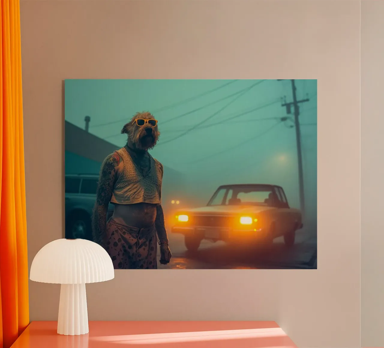 Rudy plexiglass da Affiches Chien Originales – Dogland