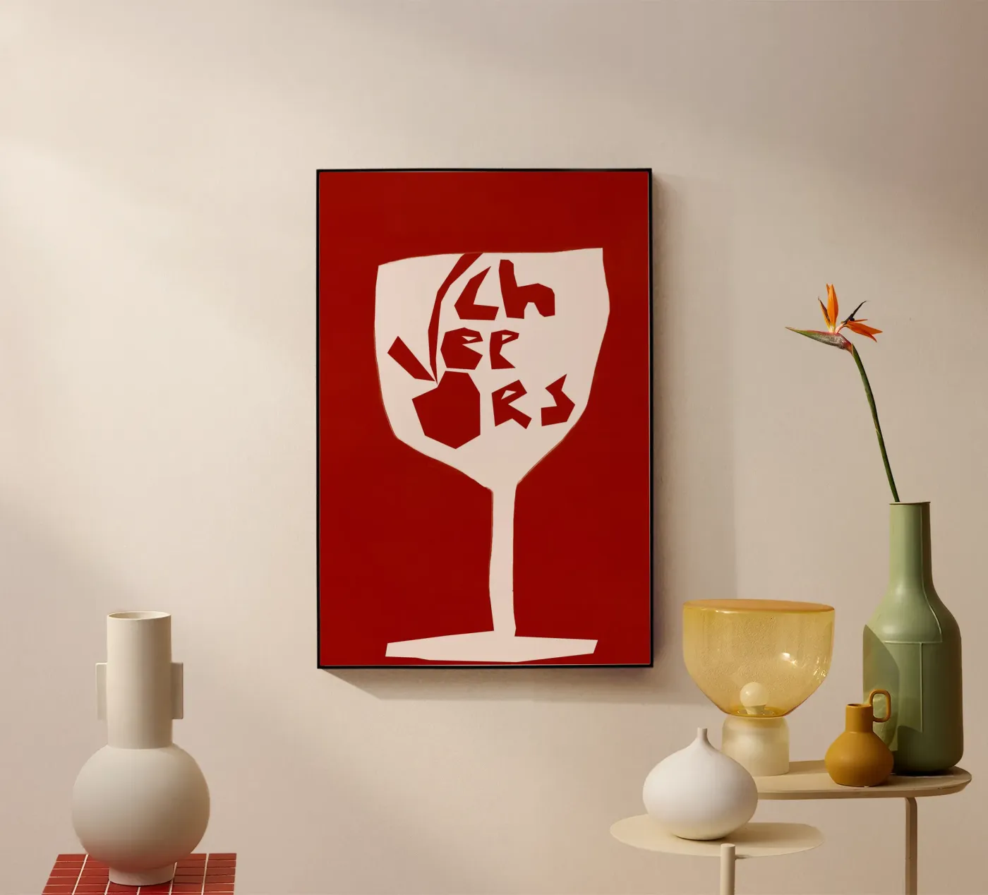 Cheers (Red) plexiglass da treechild