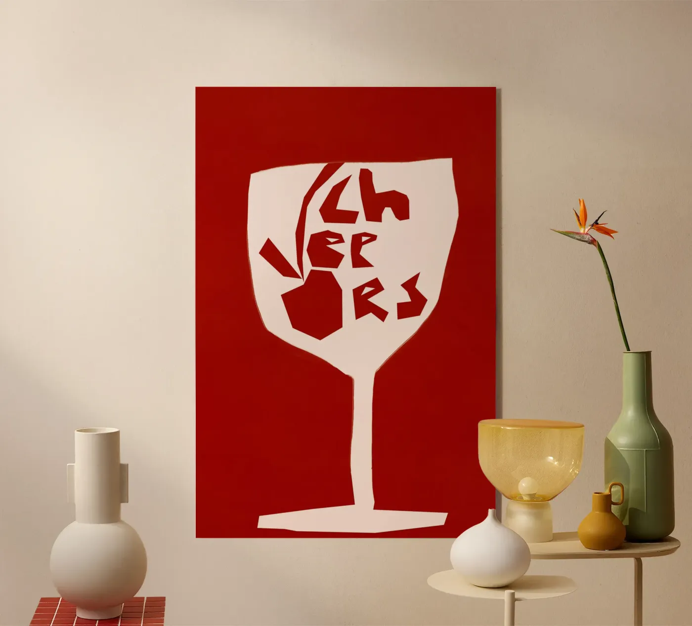 Cheers (Red) plexiglass da treechild