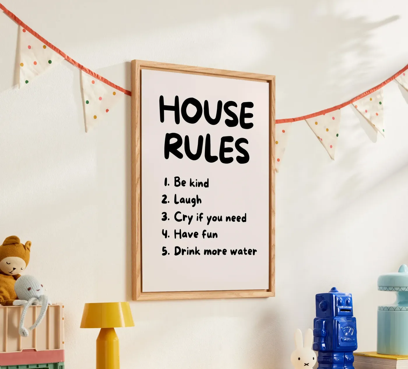 HOUSE RULES acryl van BAWA