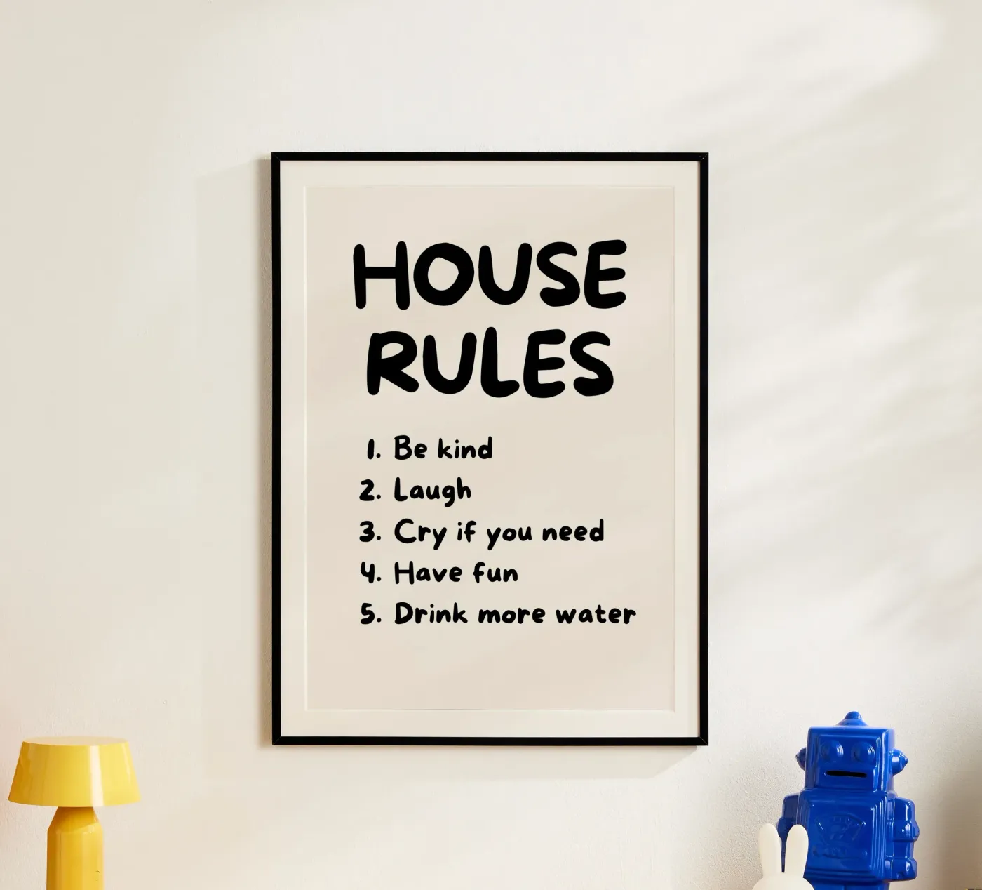 HOUSE RULES poster by BAWA