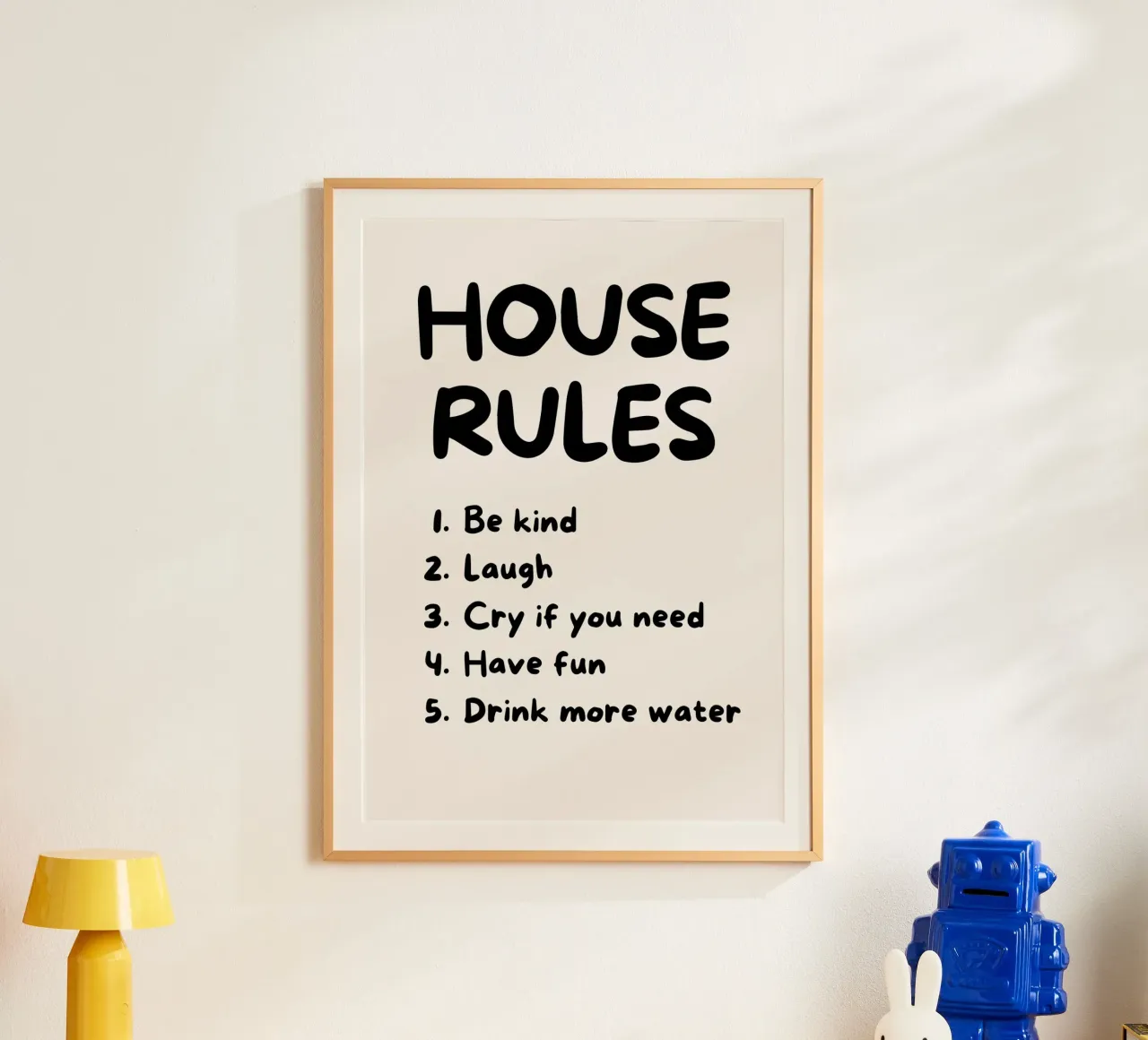 HOUSE RULES poster da ARTEVO