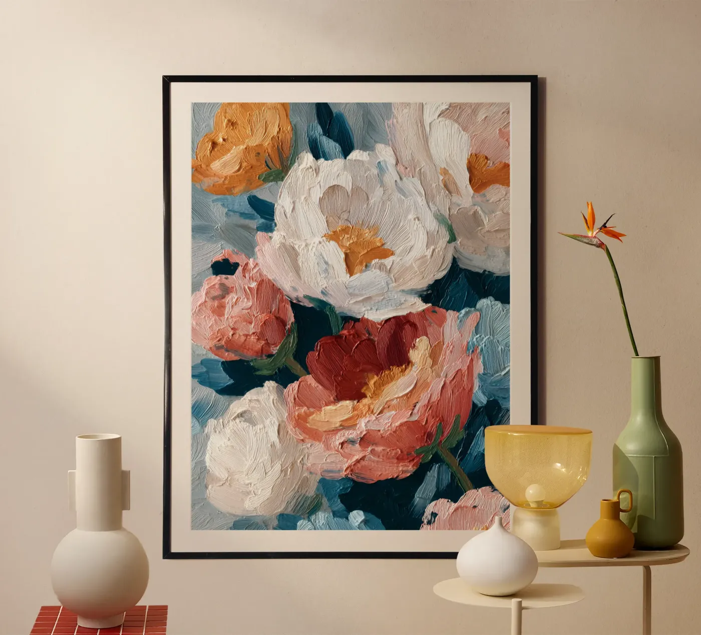 Blushing Petals poster van The Floralist