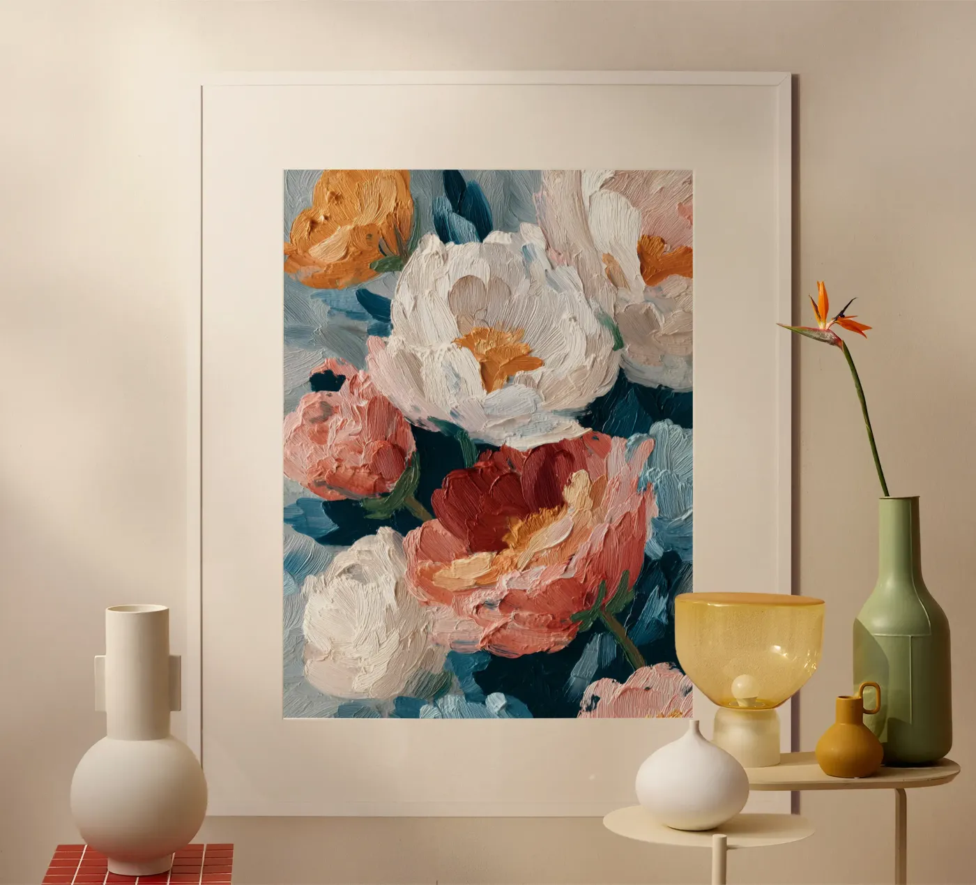 Blushing Petals poster van The Floralist