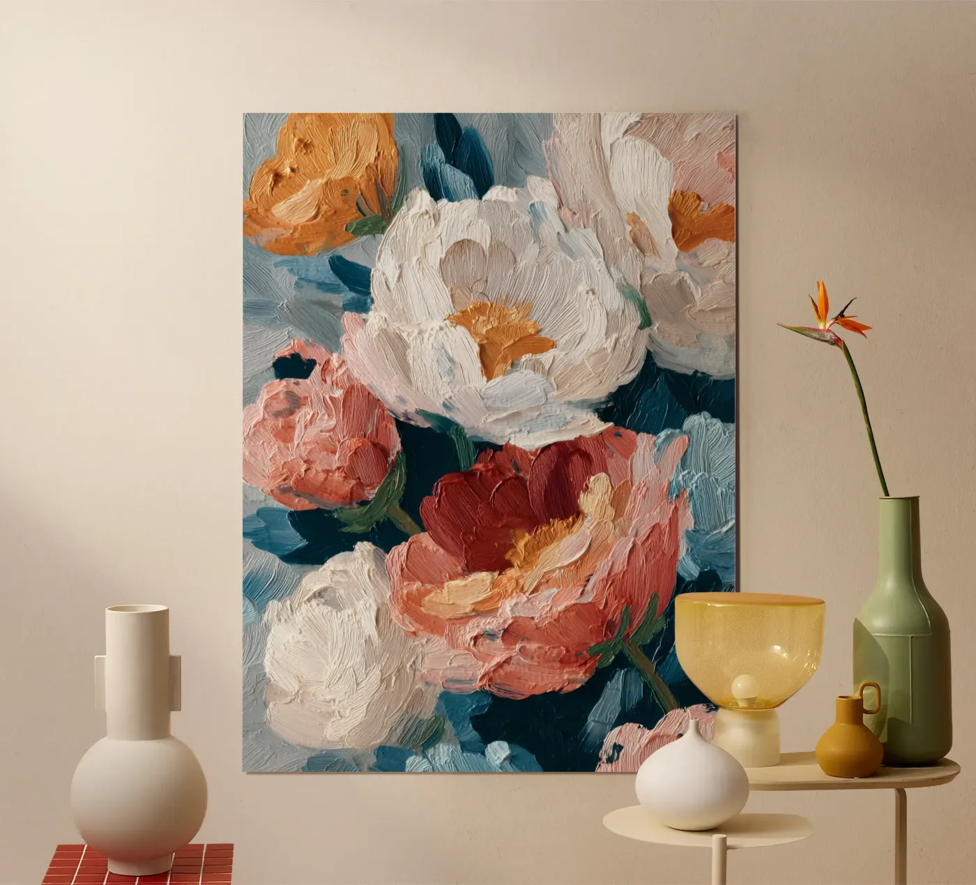 Blushing Petals poster van The Floralist