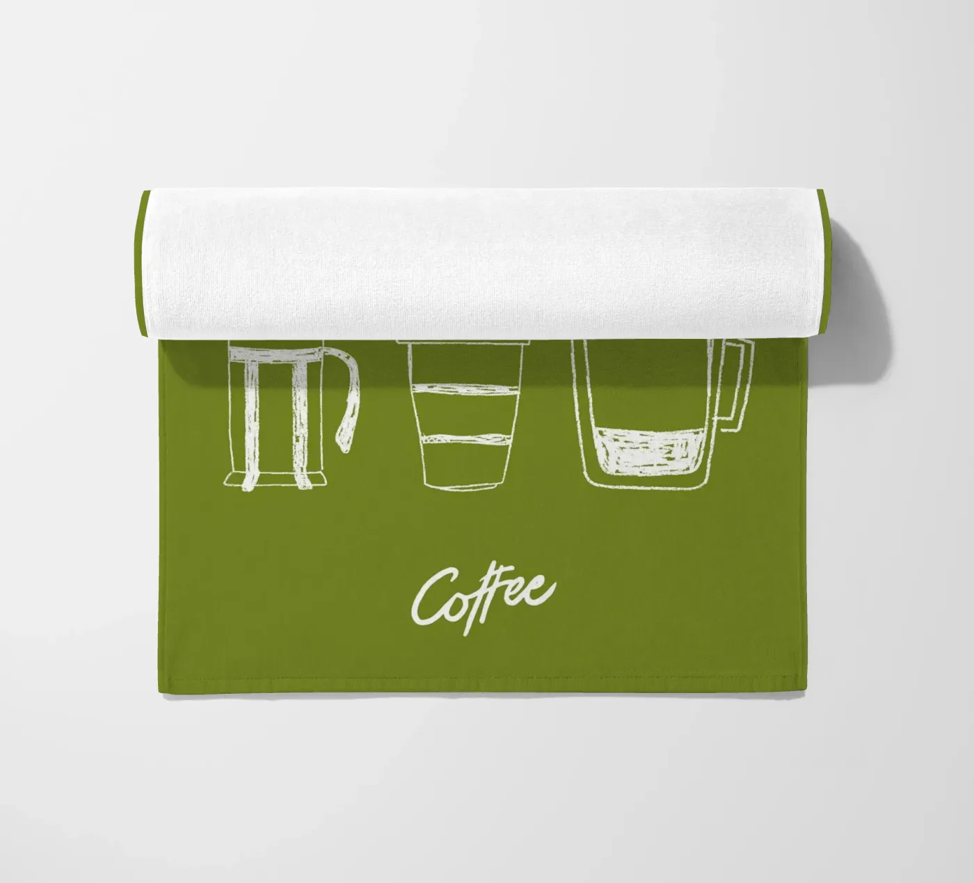 COFFEE beach towel by ARTEVO