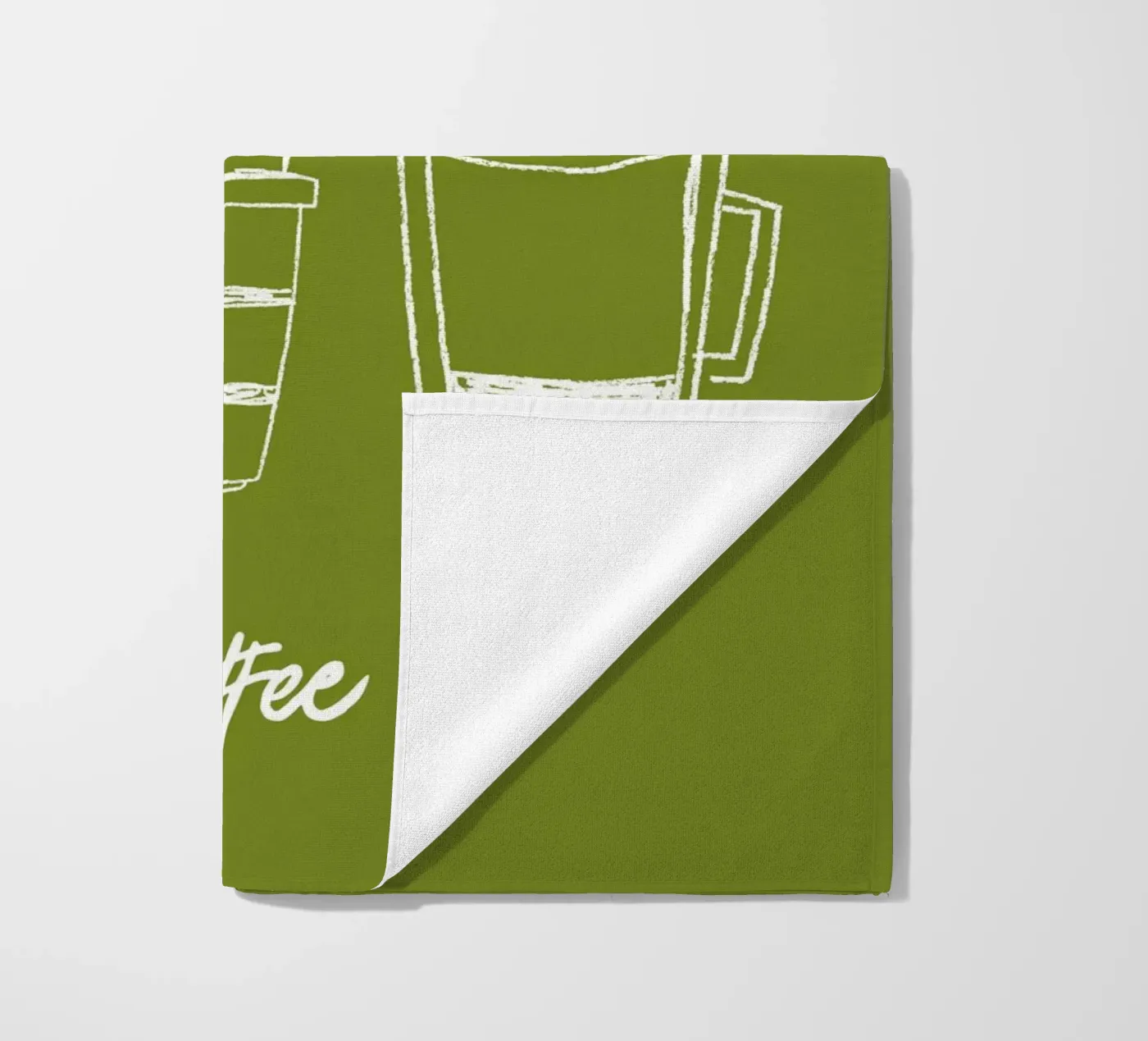 COFFEE beach towel by ARTEVO