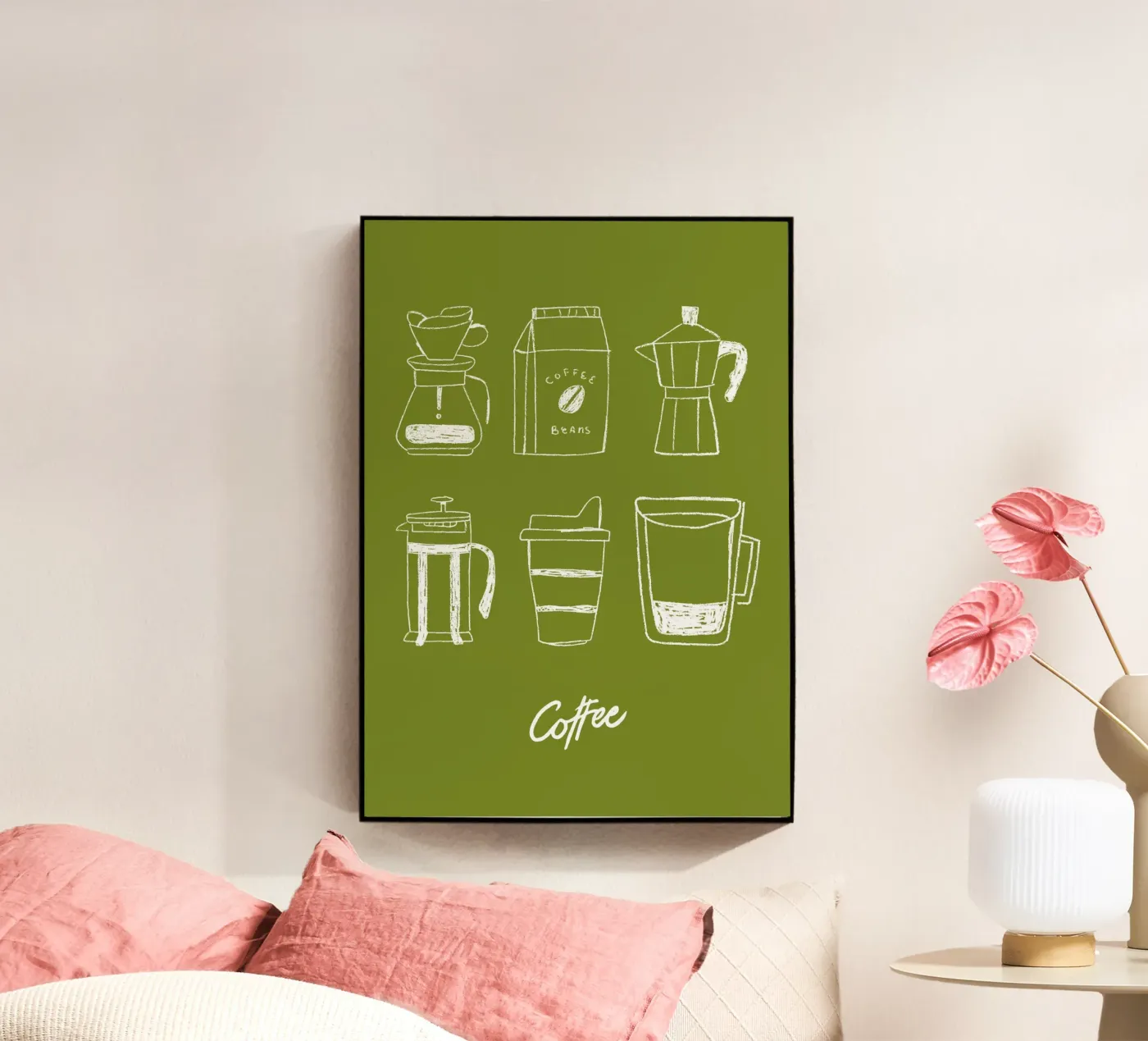 COFFEE Acryl-Glas von ARTEVO