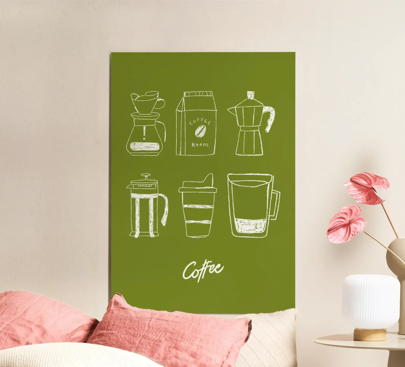 COFFEE poster van ARTEVO