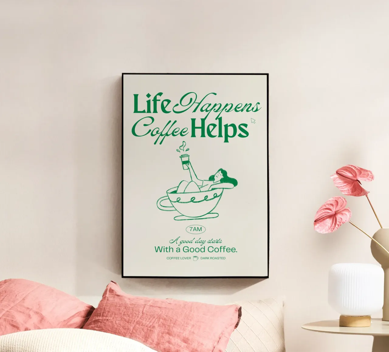 COFFEE HELPS plexiglass da ARTEVO