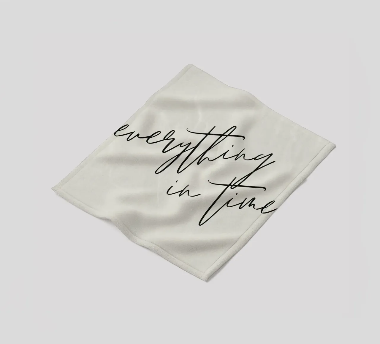 EVERYTHING IN TIME coperta in pile da ARTEVO