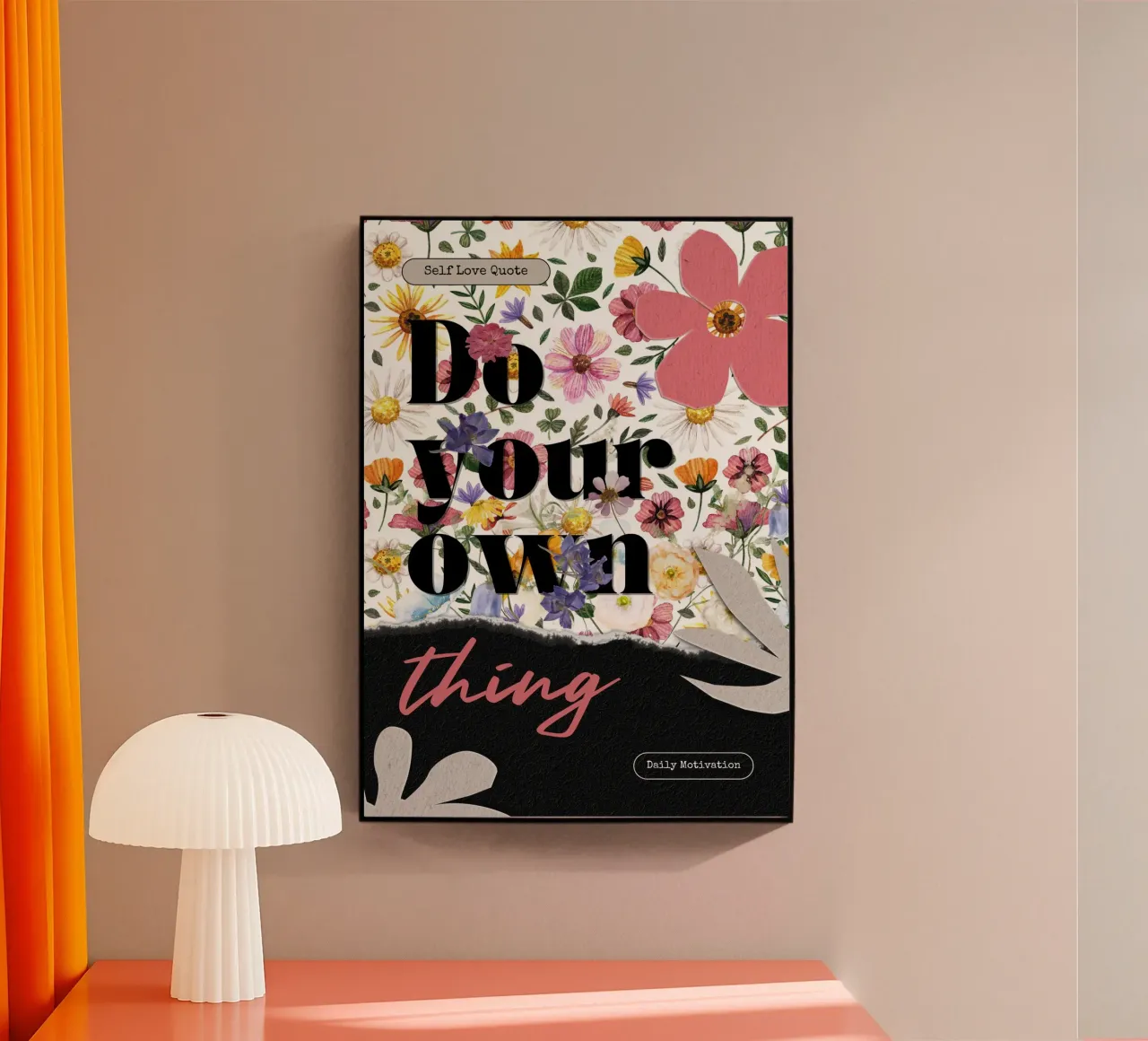 DO YOUR OWN THING plexiglass da ARTEVO