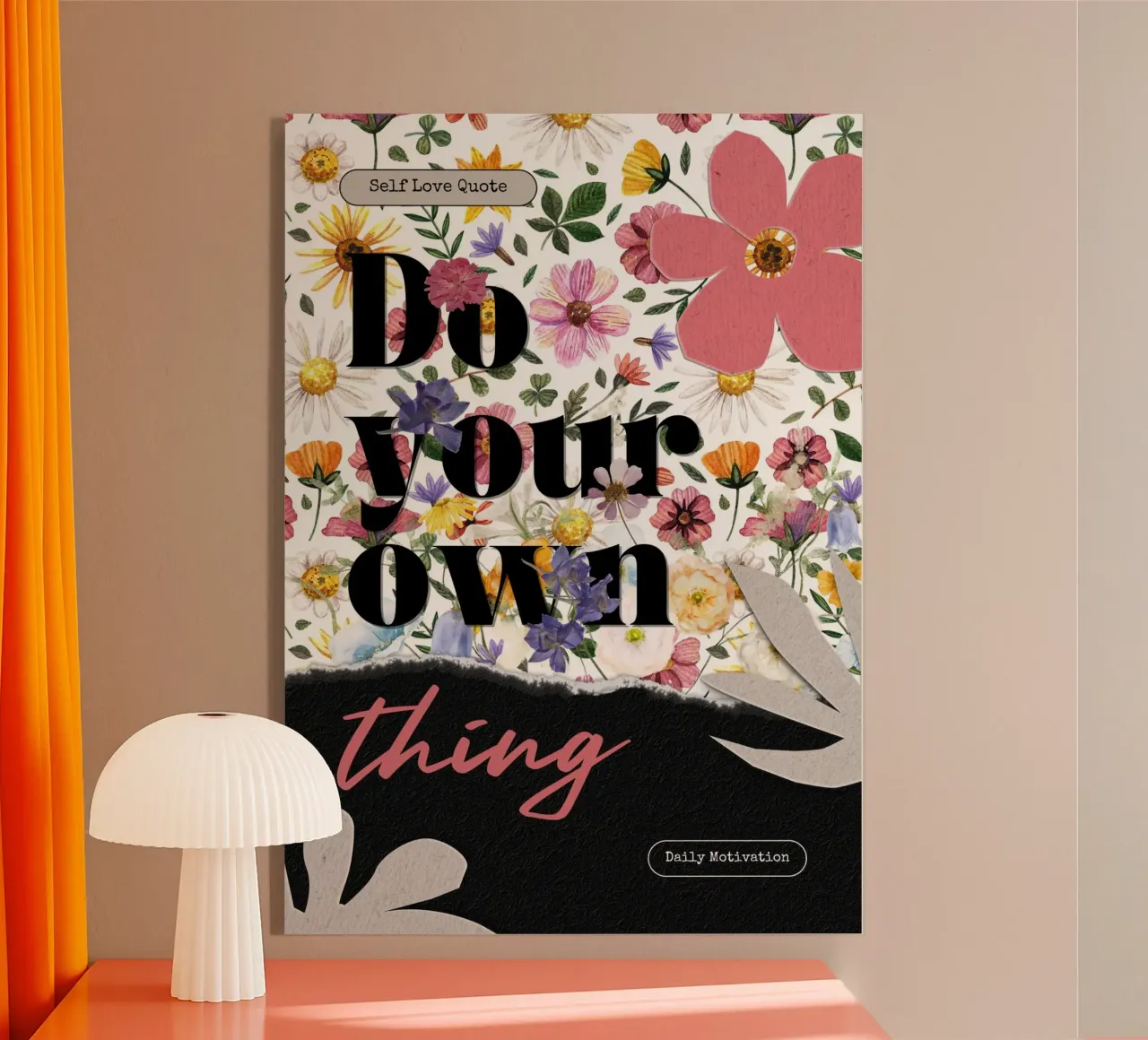 DO YOUR OWN THING plexiglass da ARTEVO