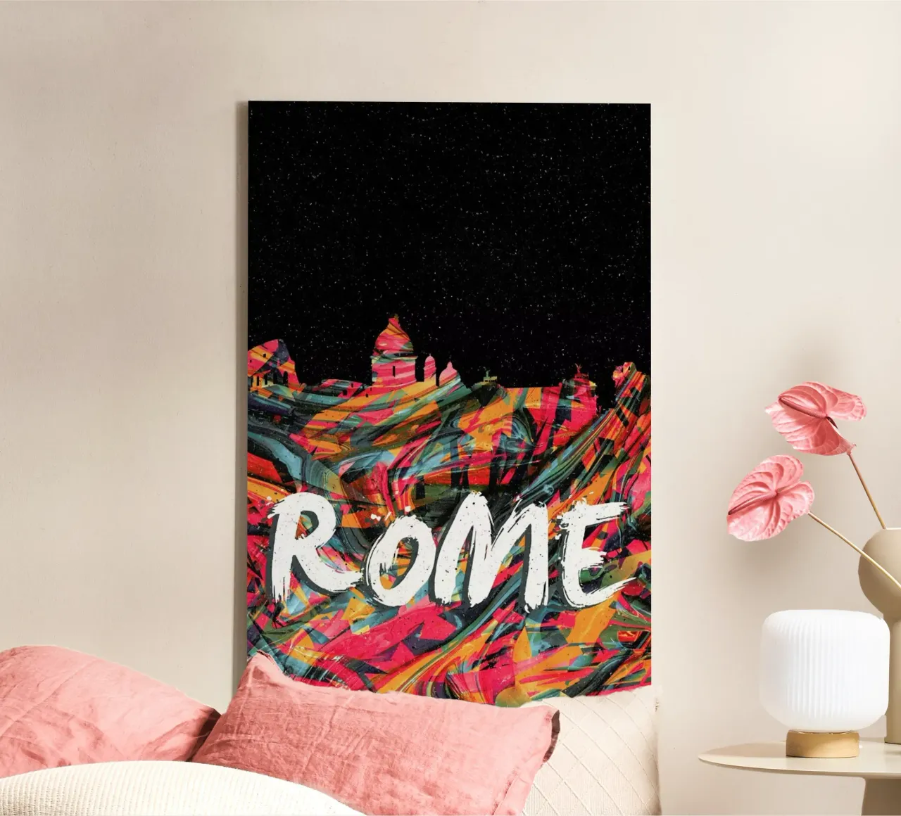 Rome tela con Cornice a cassetta da Danny Ivan