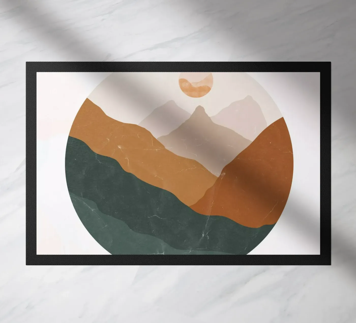 Mountainscape Fußmatte von DesignArt