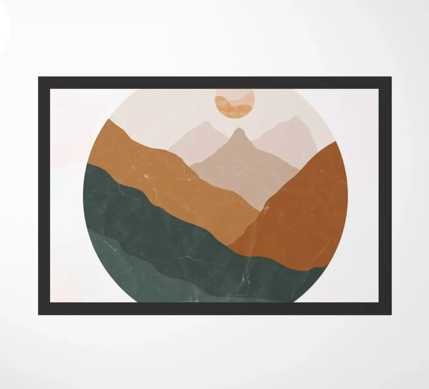 Mountainscape Fußmatte von DesignArt