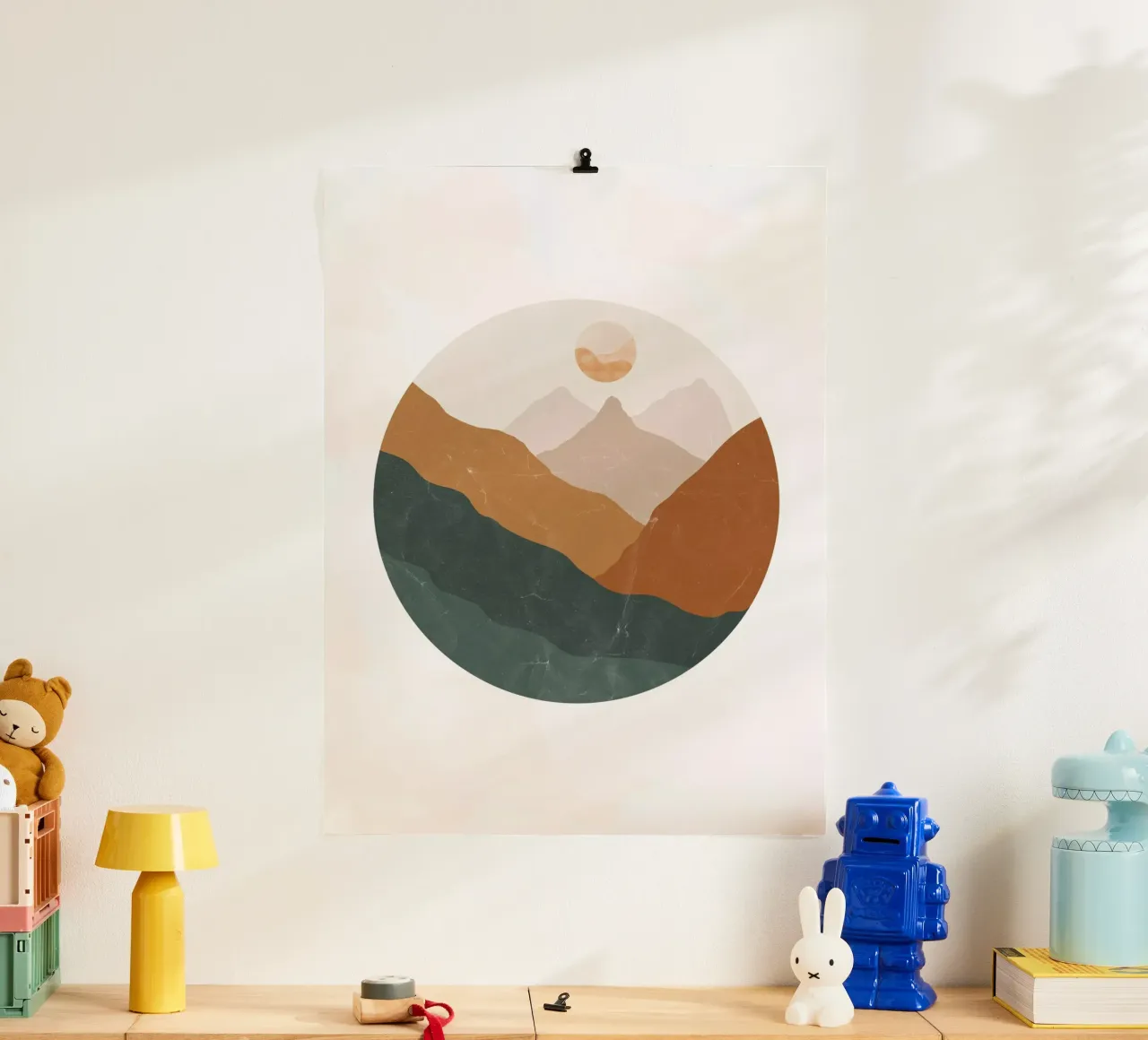 Paesaggio montano carta hahnemühle da DesignArt