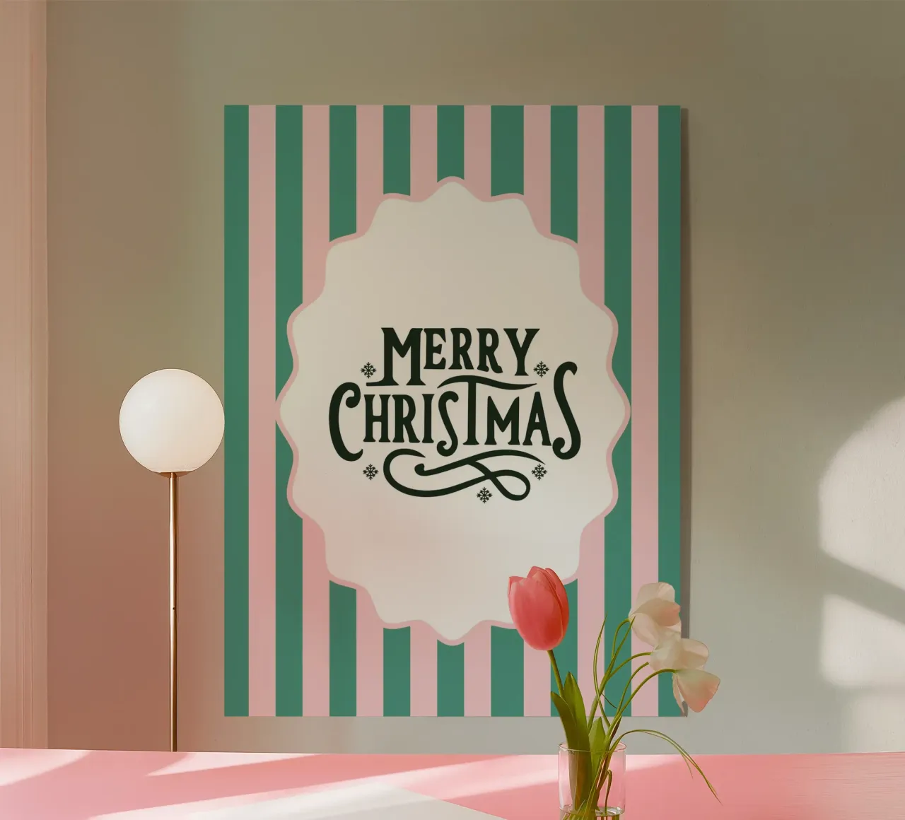 Buon Natale plexiglass da IamHomeDesigns