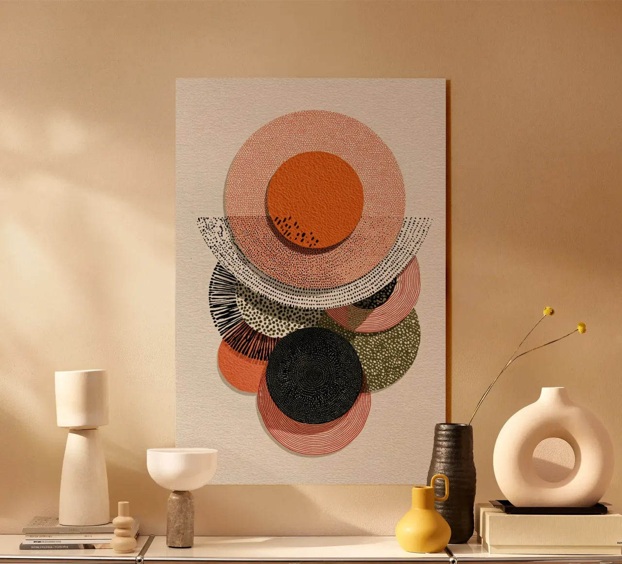 Winter Abstracts – Holiday Stack plexiglass da Geometrica