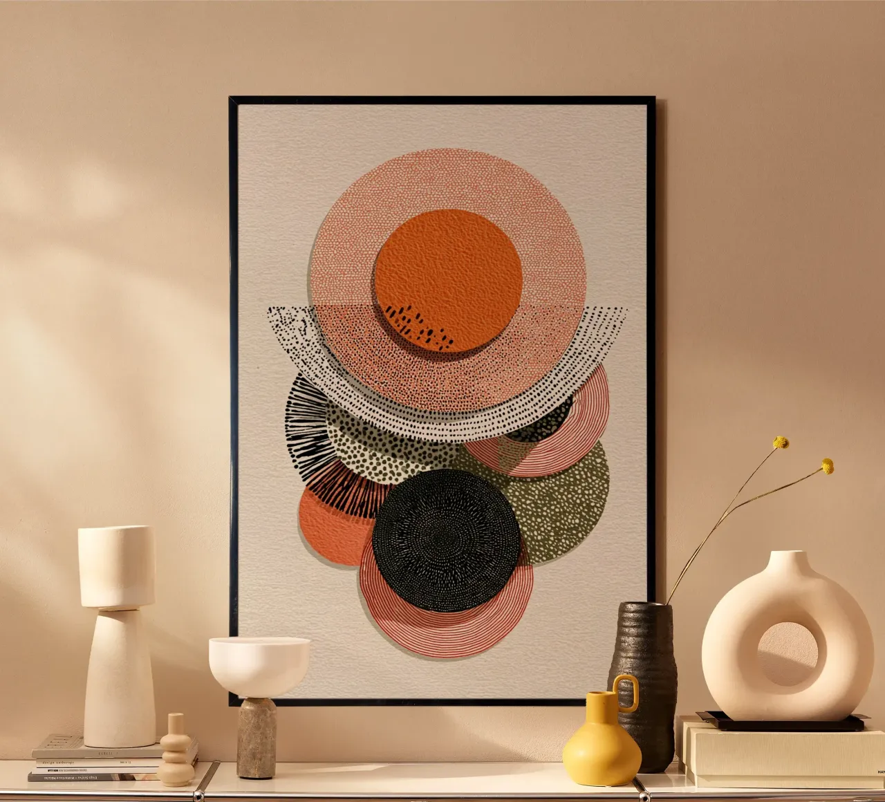 Winter Abstracts – Holiday Stack poster da Geometrica