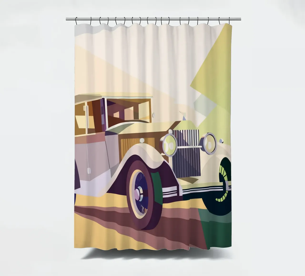 Oldtimer Duschvorhang von POLYGON SPECIAL