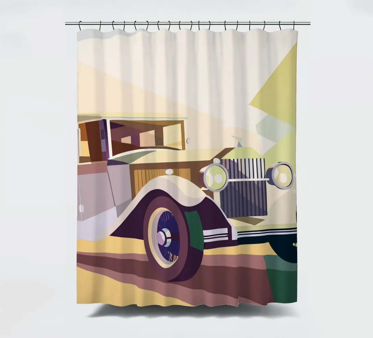 Oldtimer Duschvorhang von POLYGON SPECIAL