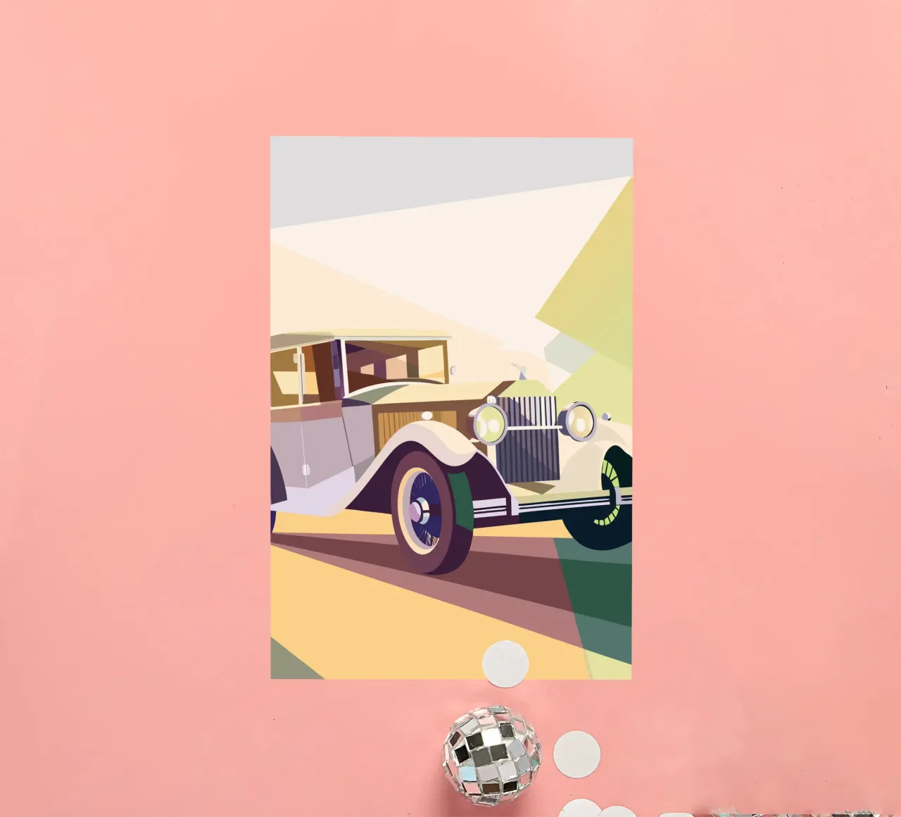 Auto d'epoca adesivo da POLYGON SPECIAL