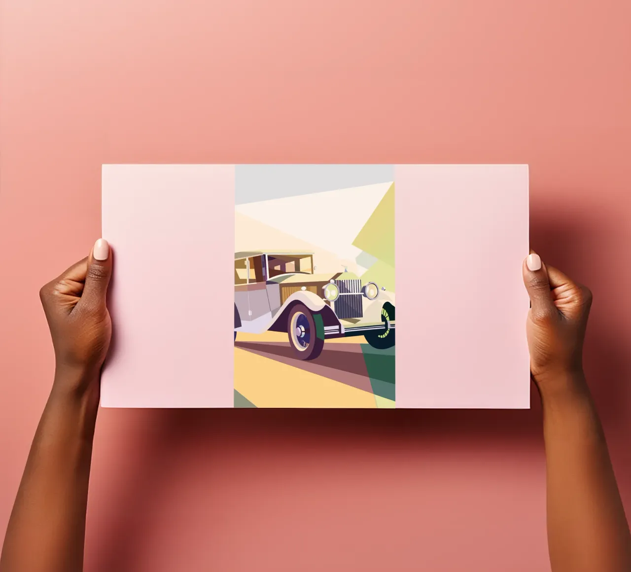 Klassieke auto stickervel van POLYGON SPECIAL