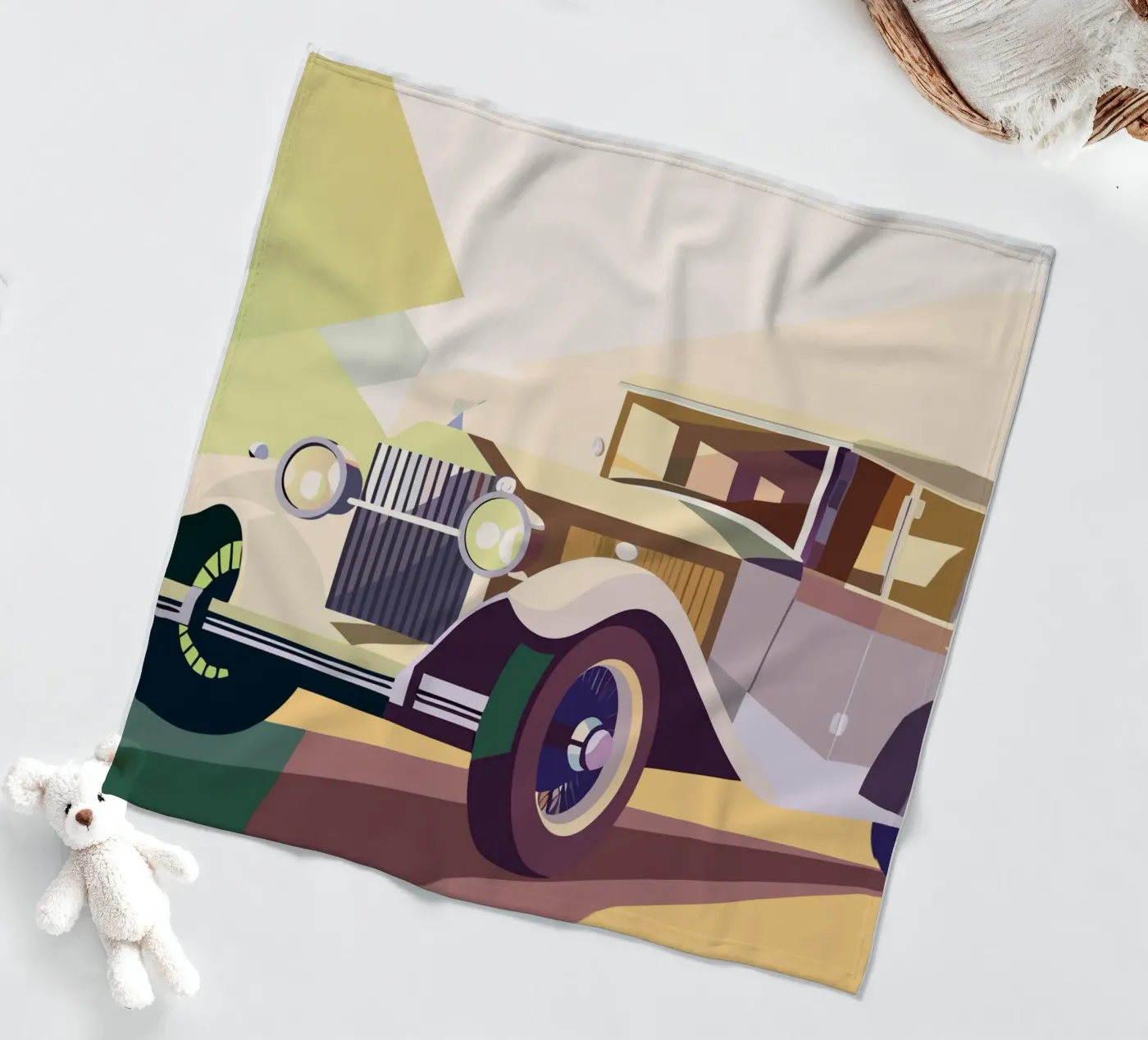 Oldtimer Fleecedecke von POLYGON SPECIAL