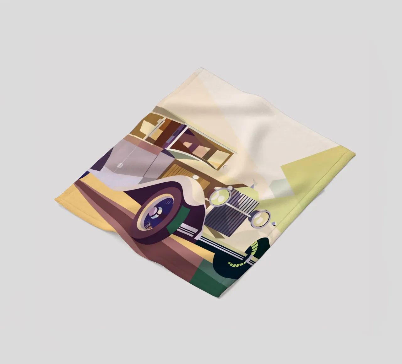 Oldtimer Fleecedecke von POLYGON SPECIAL