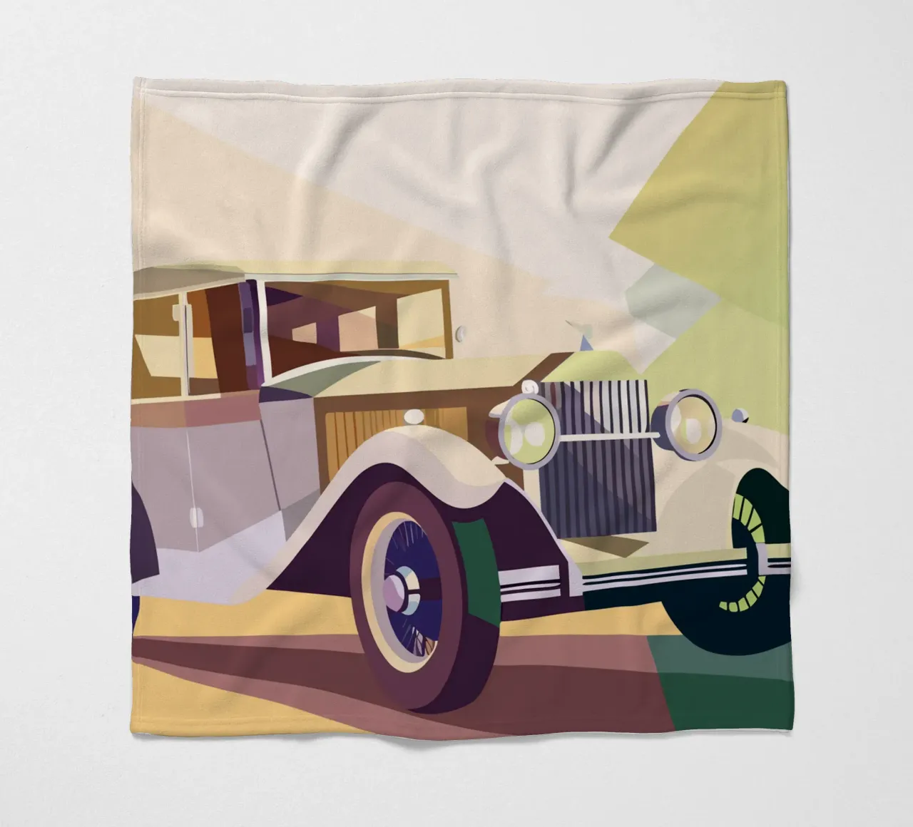 Oldtimer Fleecedecke von POLYGON SPECIAL